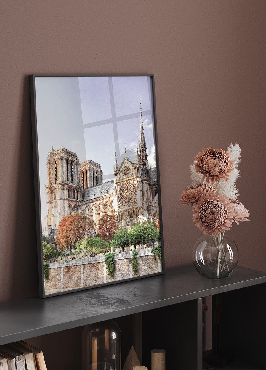 Notre Dame Page Poster - Posterbox.no