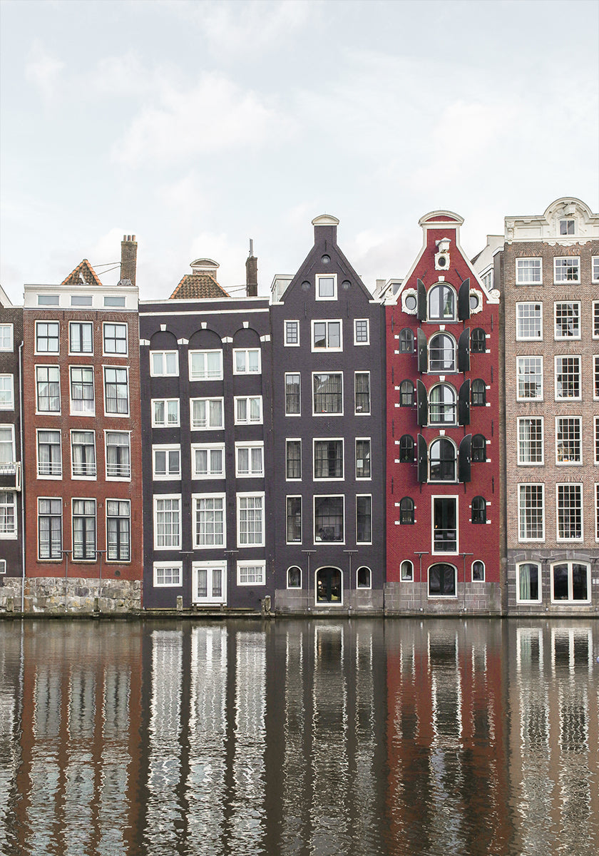 Canal Houses of Amsterdam Poster