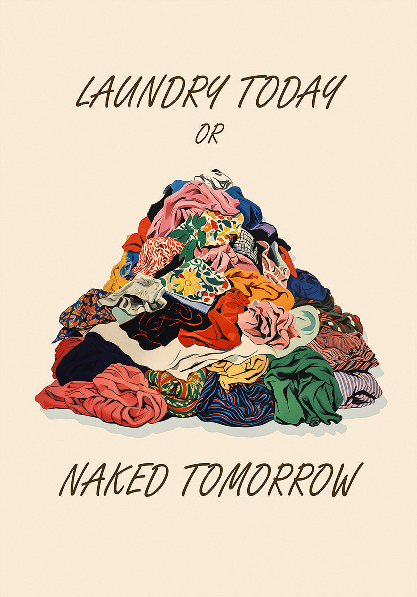 Laundry Naked Pictufy Poster