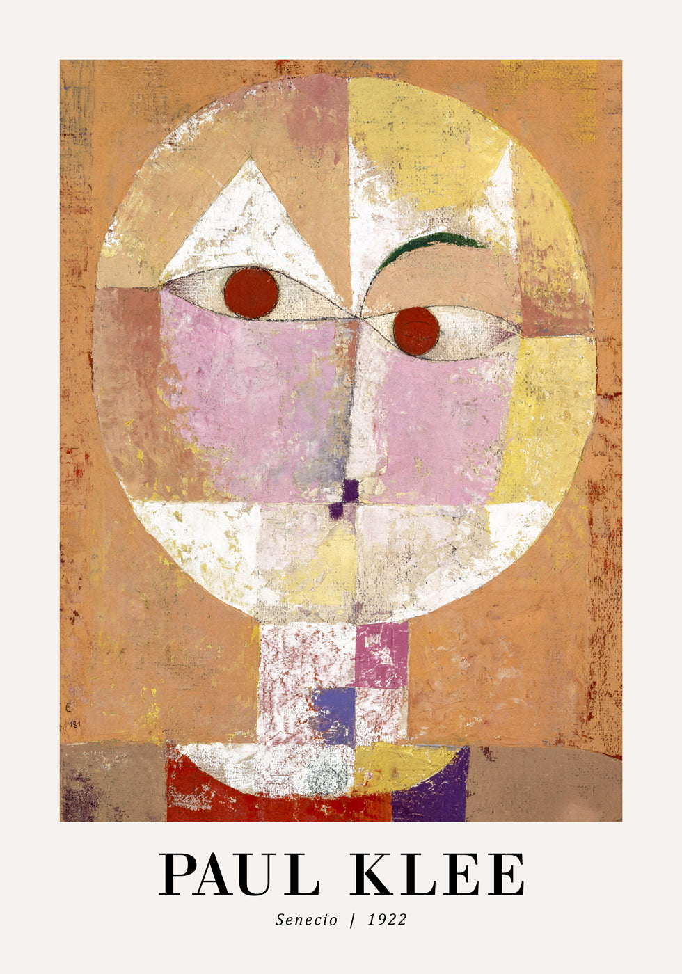 Senecio 1922 By Paul Klee Poster - Posterbox.no