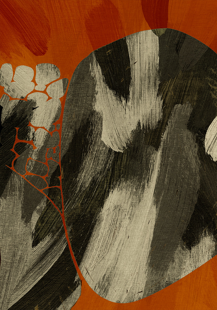 Earthy Abstract Flow Poster