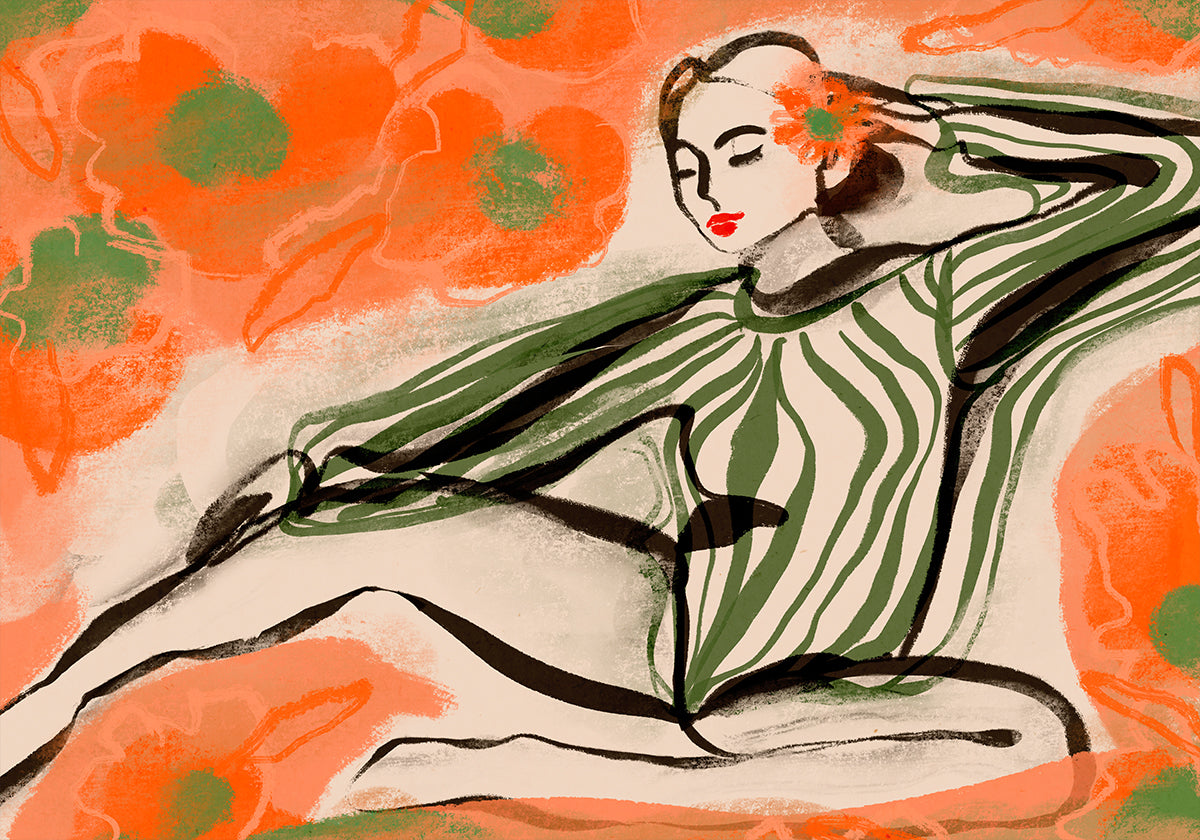 Floral Serenity Poster