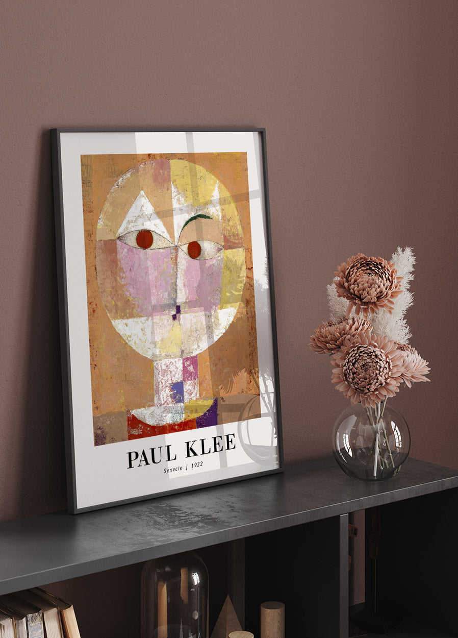 Senecio 1922 By Paul Klee Poster - Posterbox.no