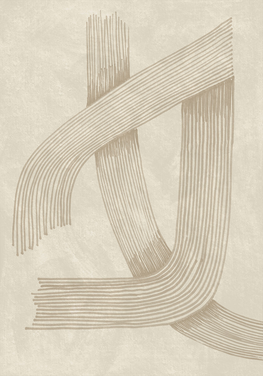 Abstract Sophisticated Line 01 Poster