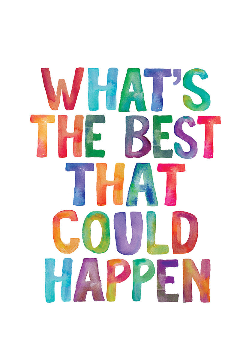 What's the Best That Could Happen Copy Poster