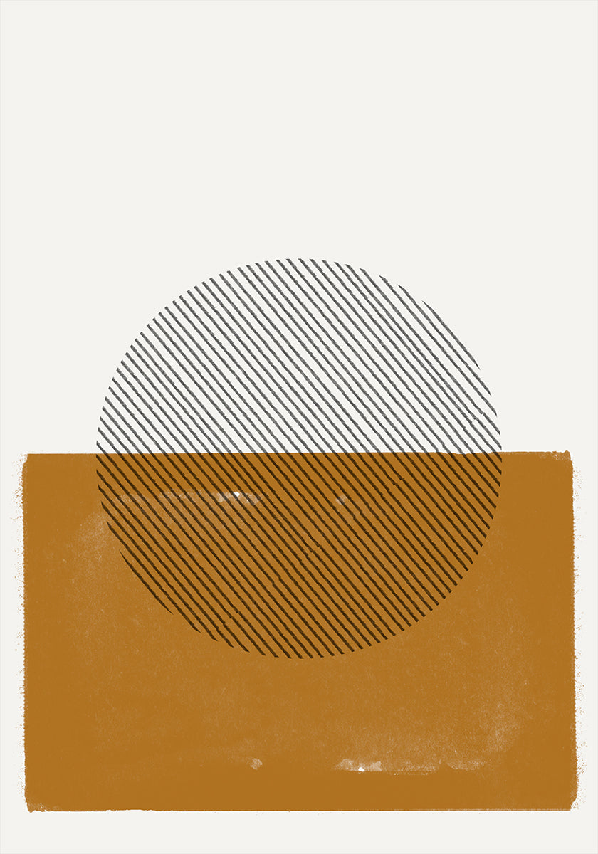 Striped Horizon Poster