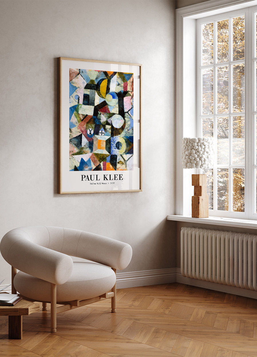 Yellow Half-Moon 1918 by Paul Klee Poster - Posterbox.no