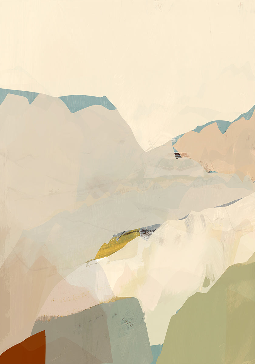 Peachy Mountain Range 2 Poster