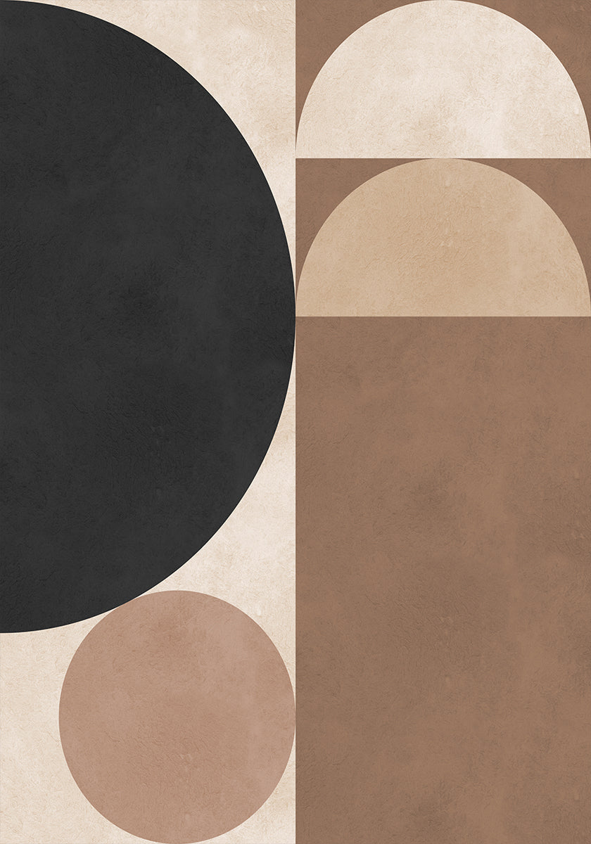 Brown geometry 6 Poster