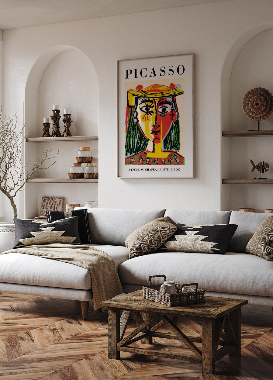 Pablo Picasso - El Rostro 1962 Poster - Posterbox.no