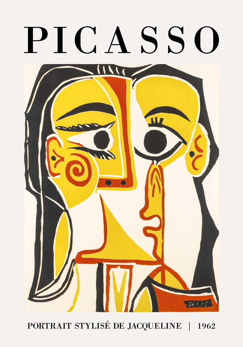 Pablo Picasso - El Rostro Poster - Posterbox.no