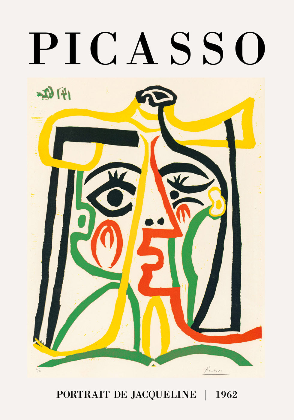 Pablo Picasso - El Rostro Poster - Posterbox.no