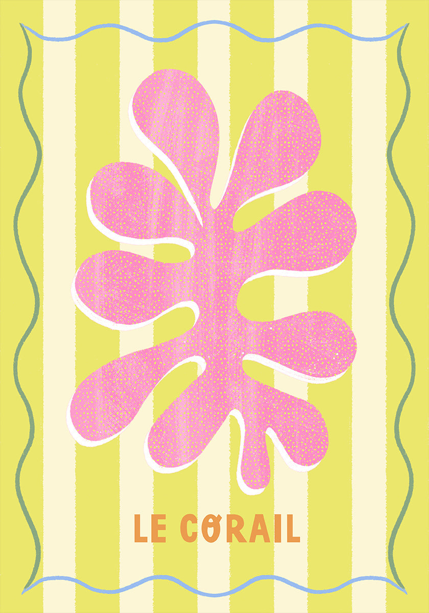 Le Corail Lemon/Cream Poster