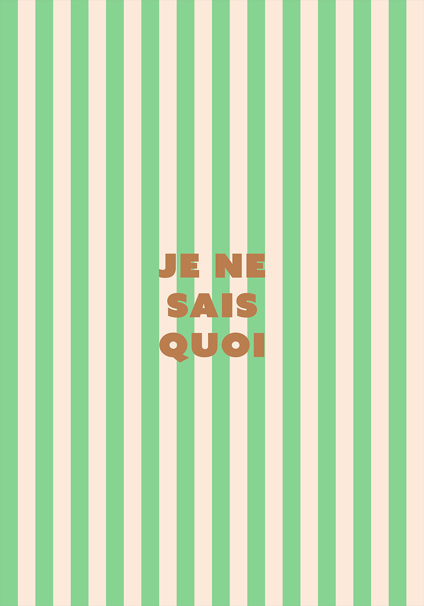 je ne sais quoi Poster