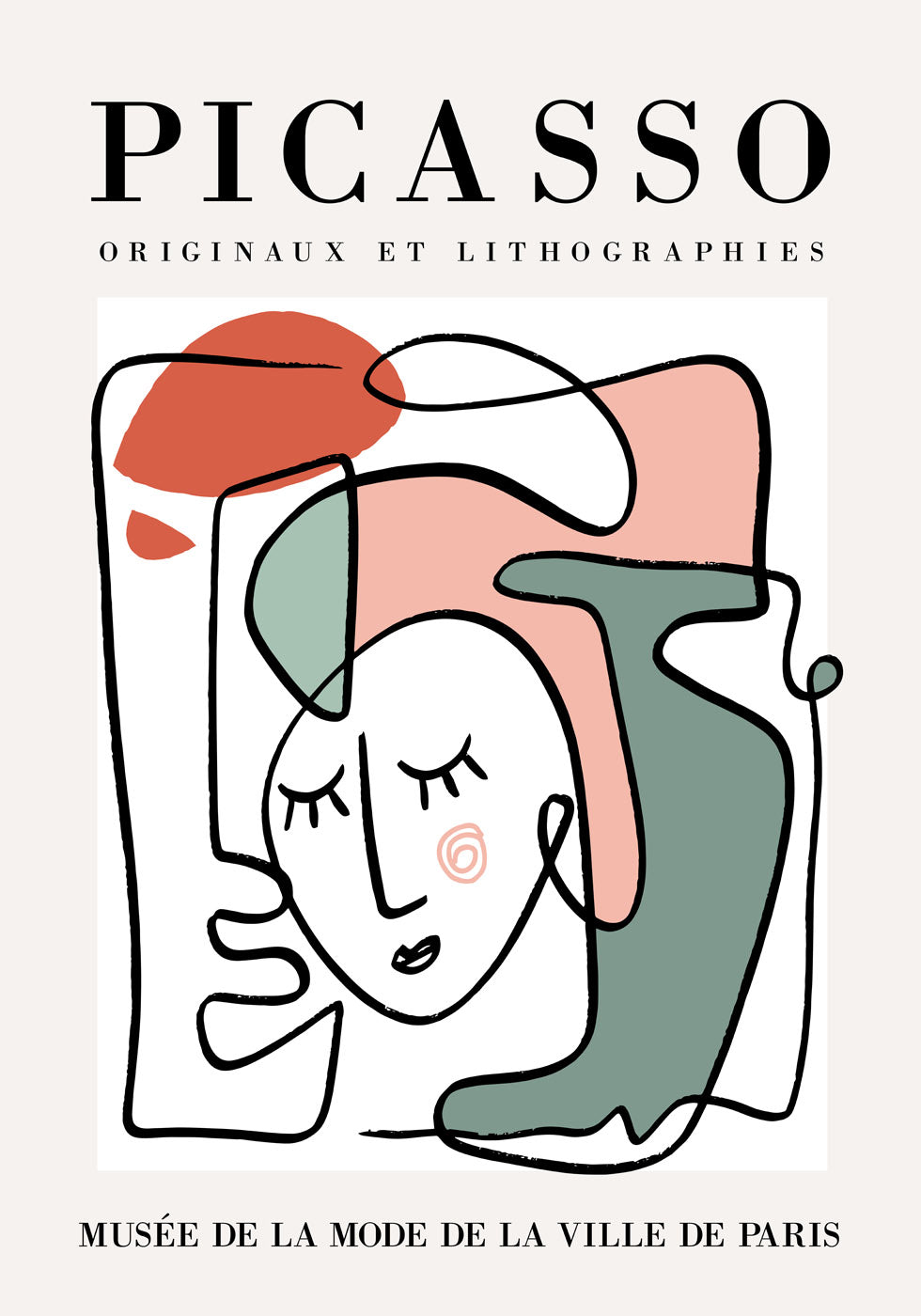 Pablo Picasso - Lithographie Poster - Posterbox.no