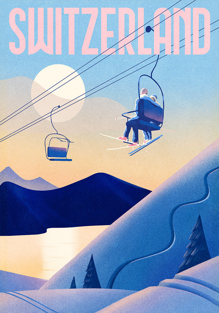 Ski Switzerland Poster