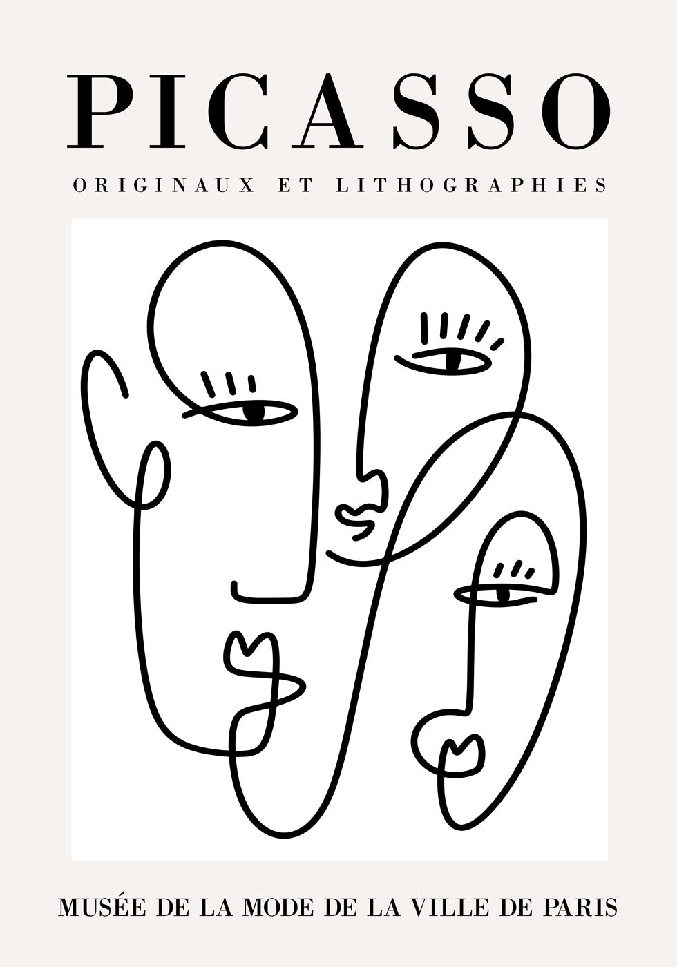 Pablo Picasso - Lithographie Poster - Posterbox.no