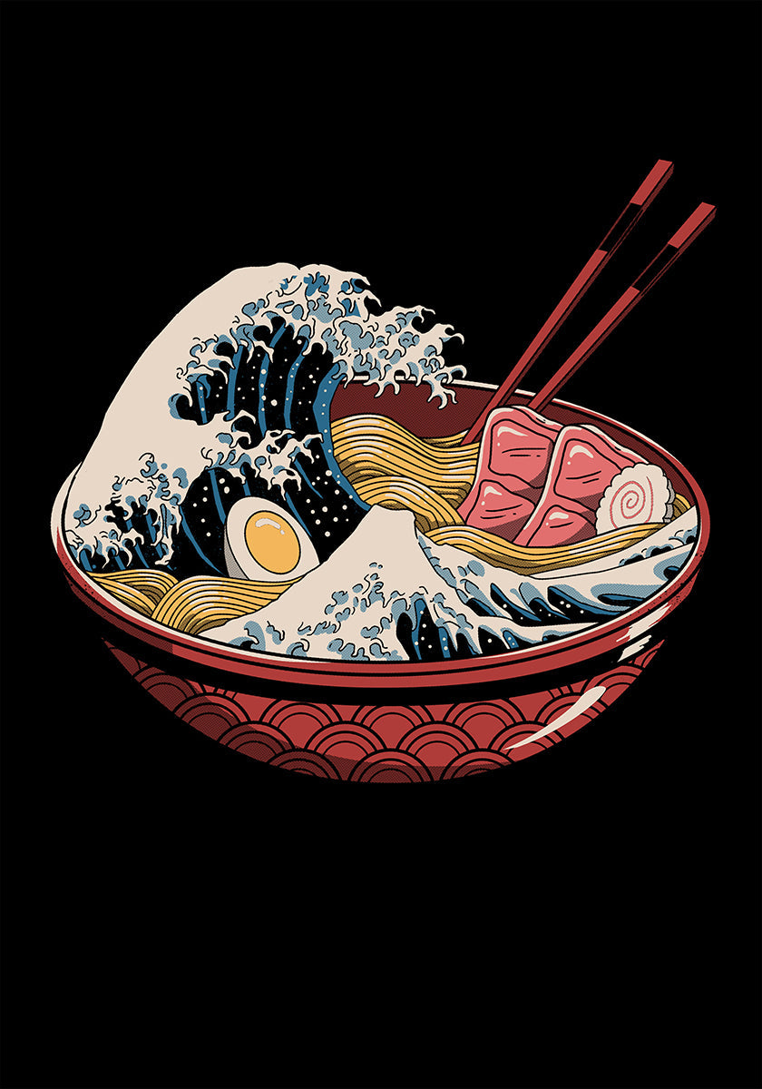 Great Ramen Wave Poster