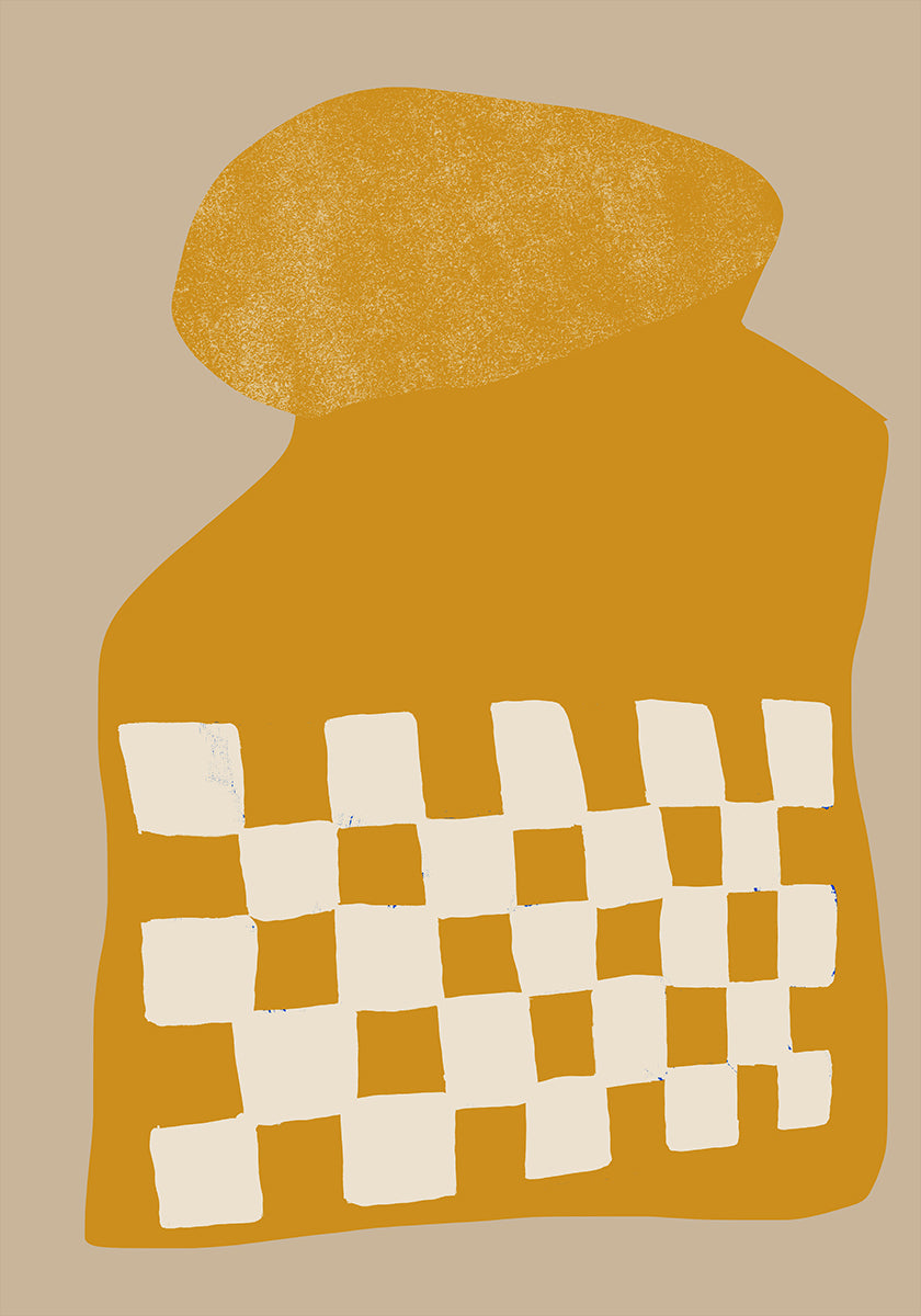 Golden Checkered Shape