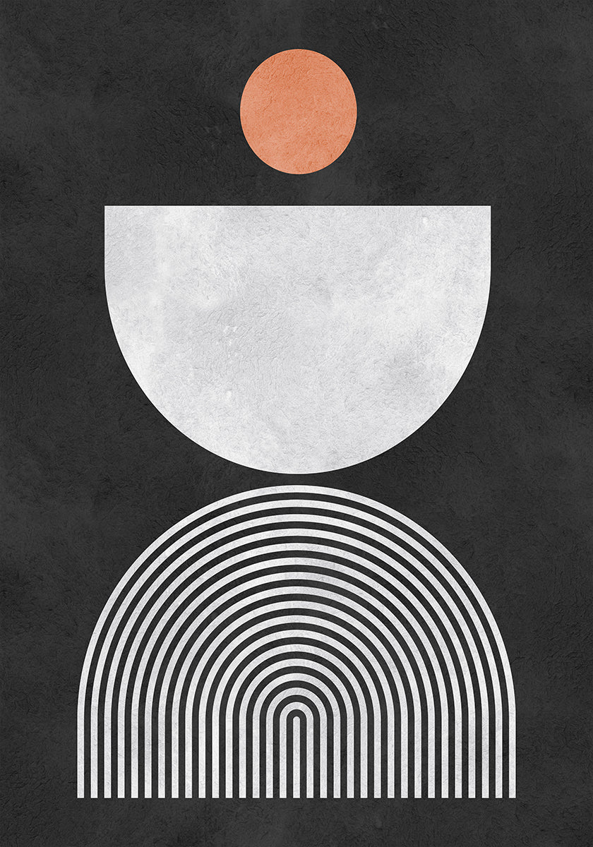 Lines and circles 10 Poster