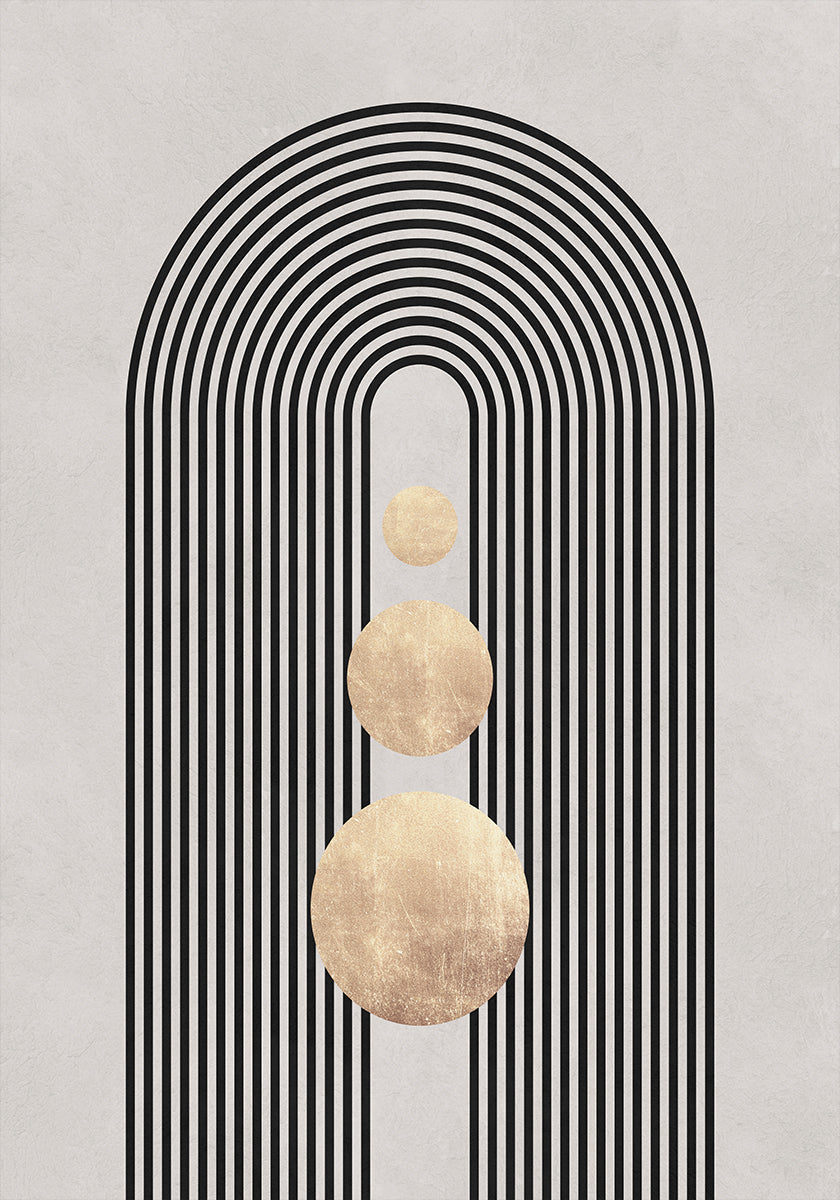 Lines and circles 19 Poster