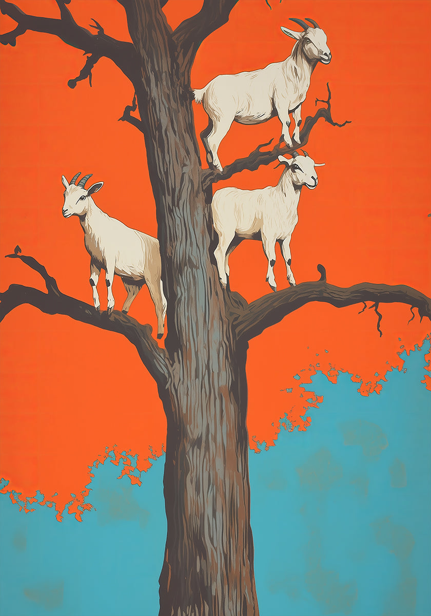 Goats In a Tree Poster