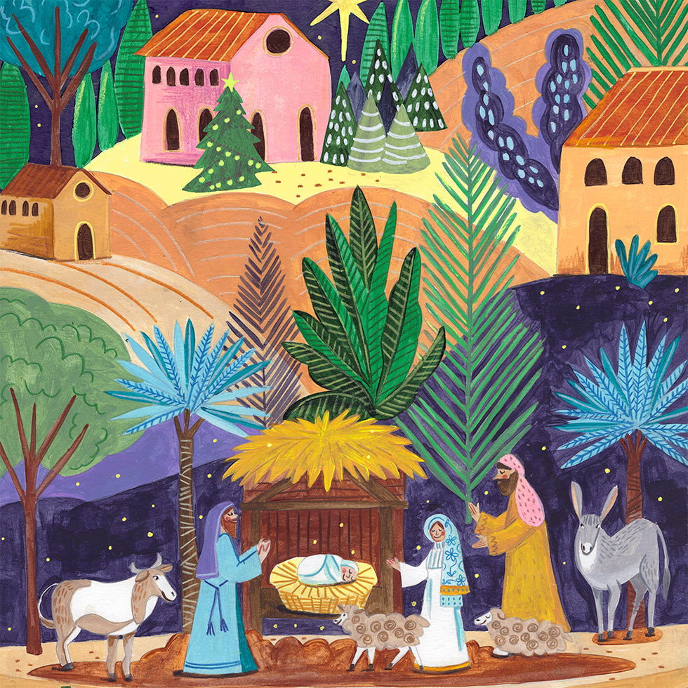 Nativity Scene Posters
