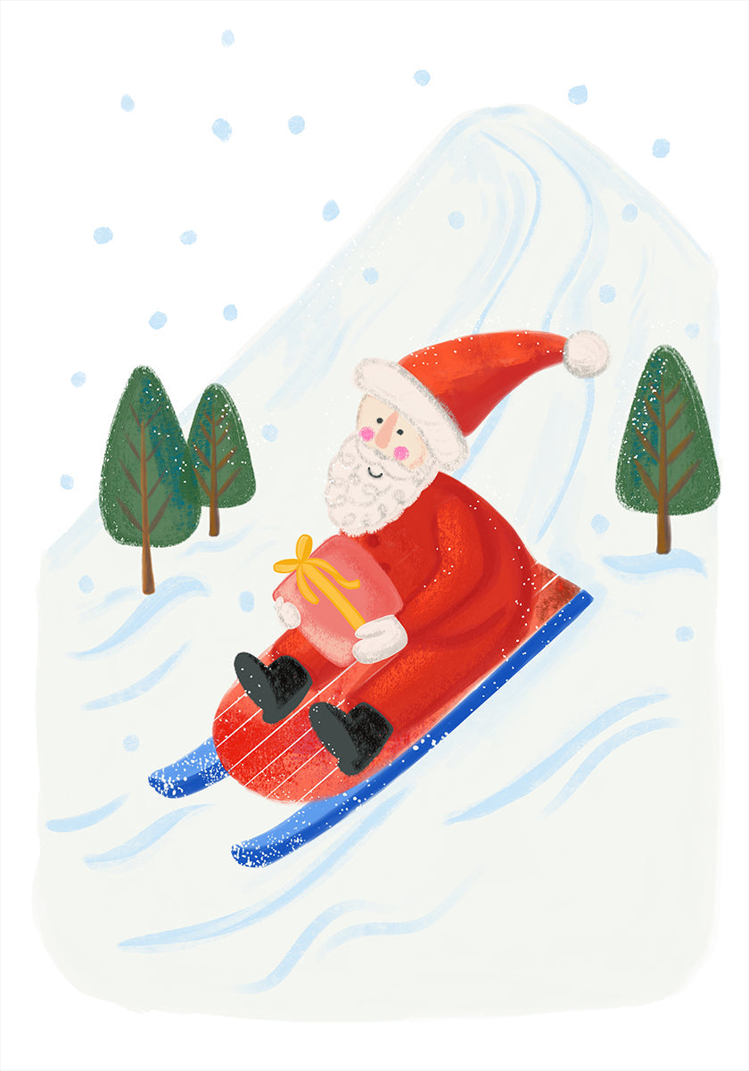 Special delivery by Santa Poster