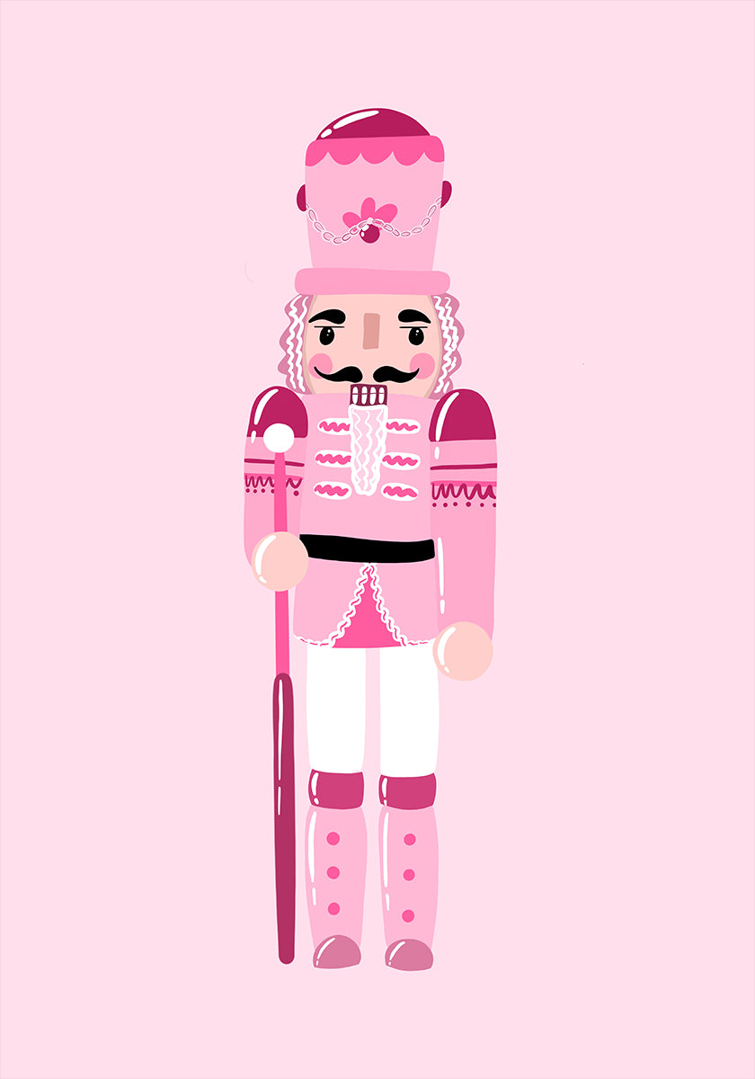 Pink Nutcracker Charm Poster Poster