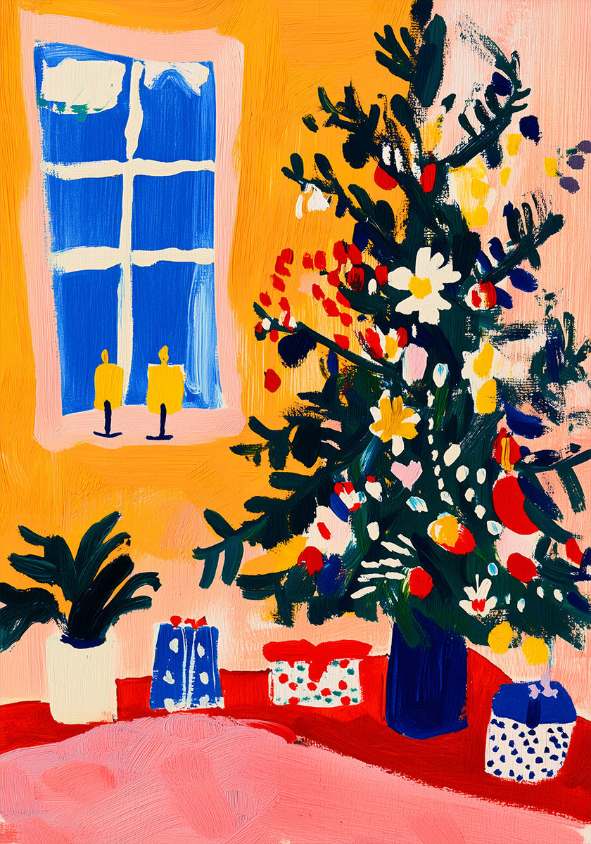 Festive Cozy Corner Poster