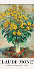 Jerusalem Artichoke Flowers 1880 Poster by Claude Monet - Posterbox.no