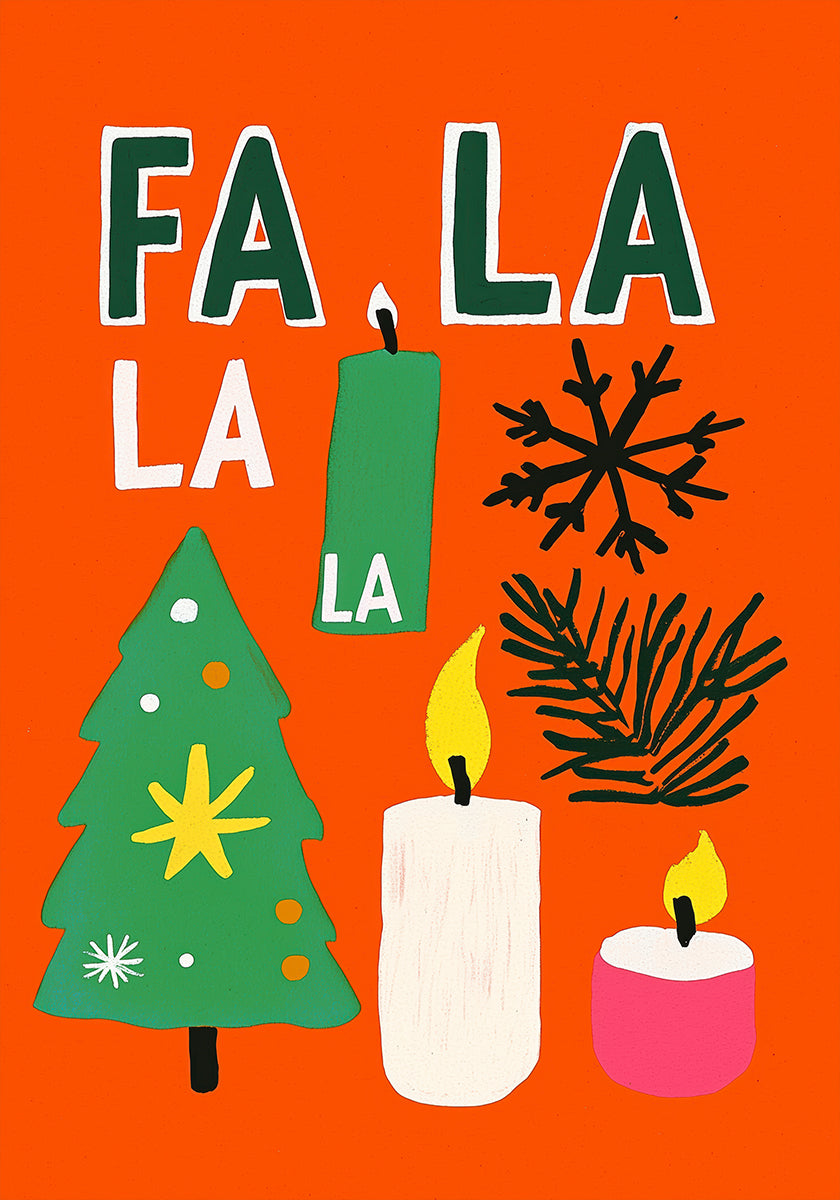 Festive Cheer Burst Poster