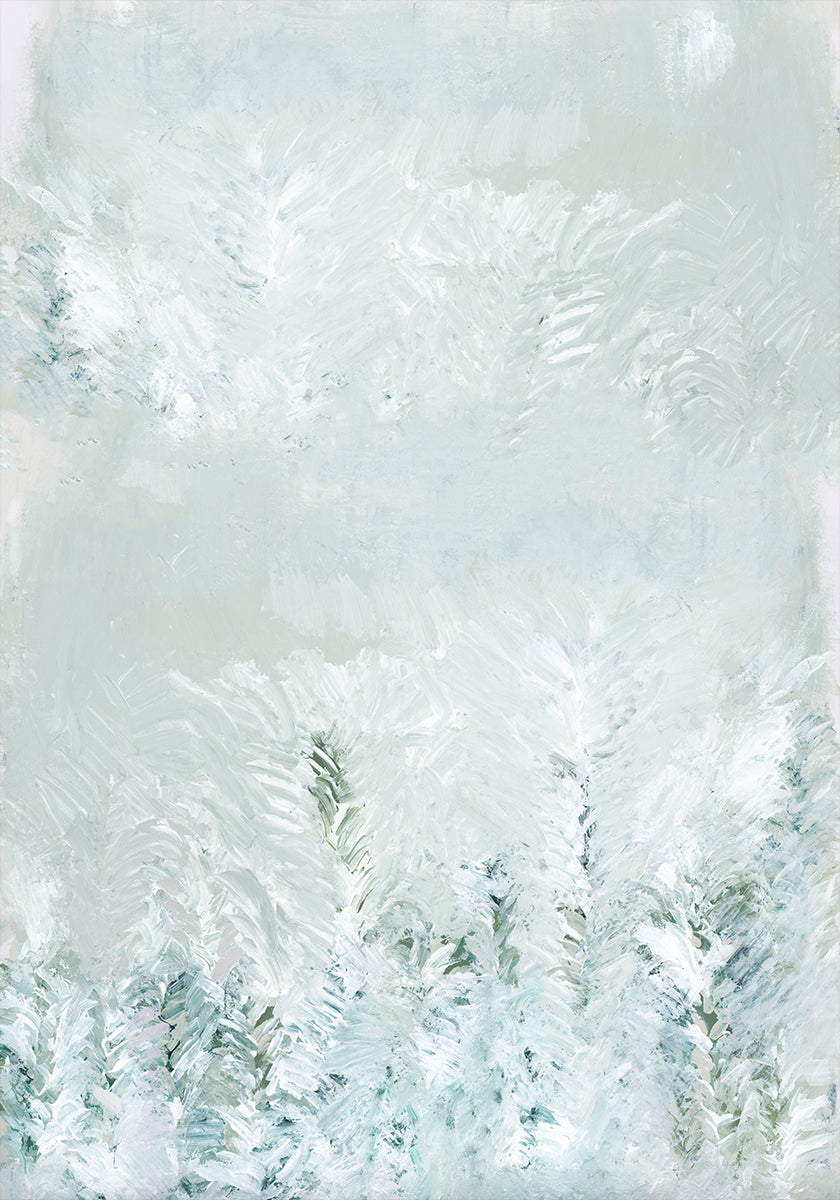 Winter White Forest Scene 2 Poster