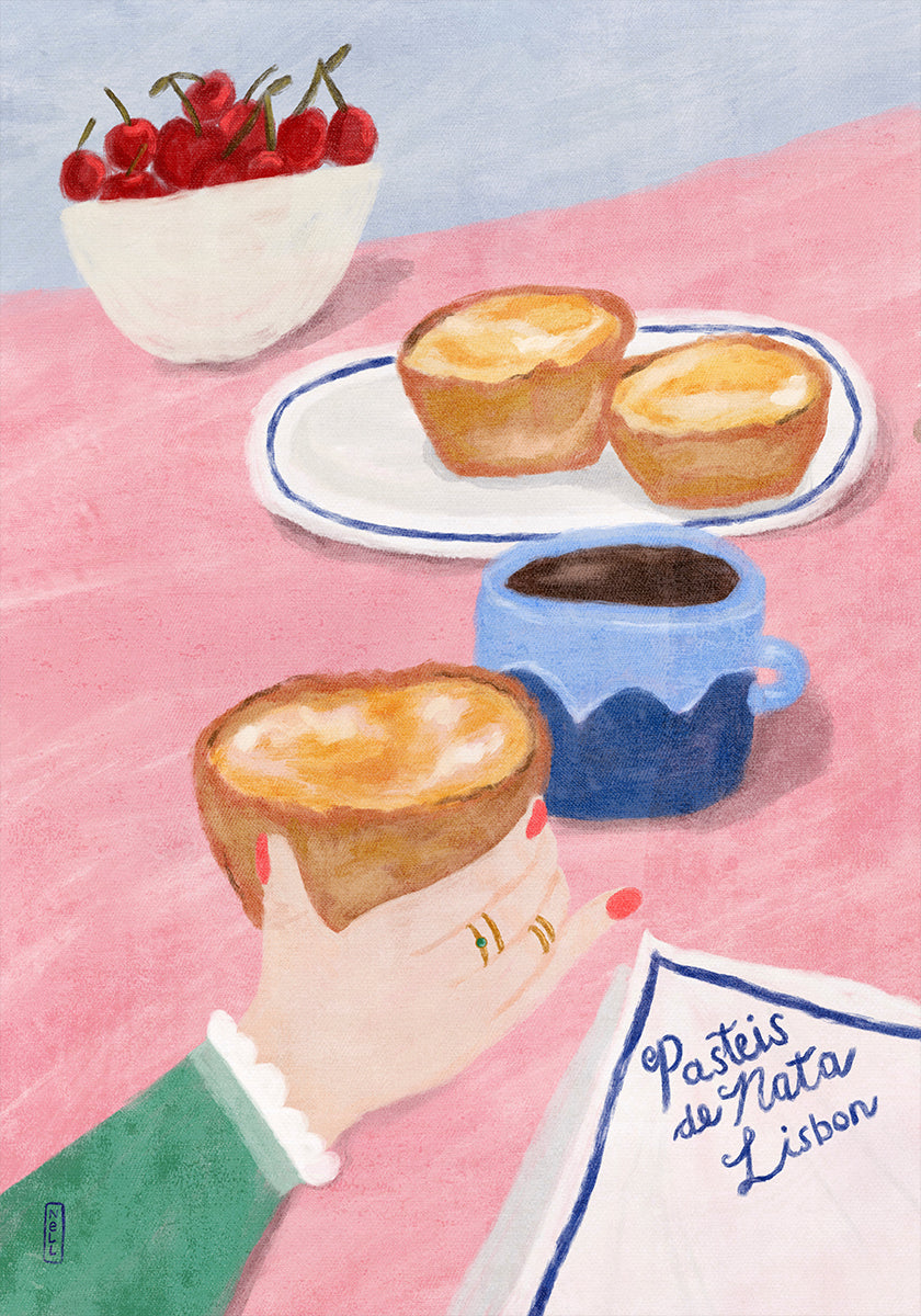 With Love From Lisbon - Food and Travel Art Poster