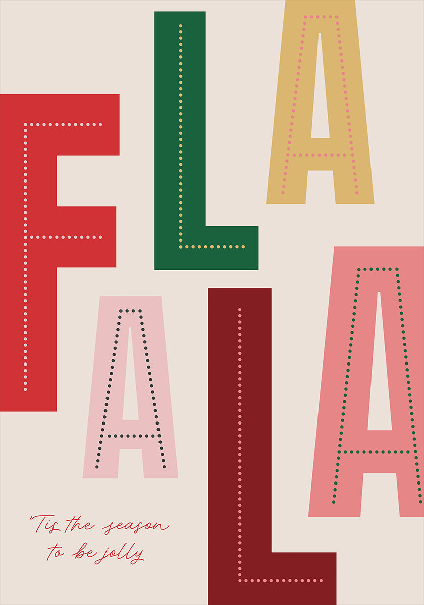 FaLaLa Christmas Season Poster