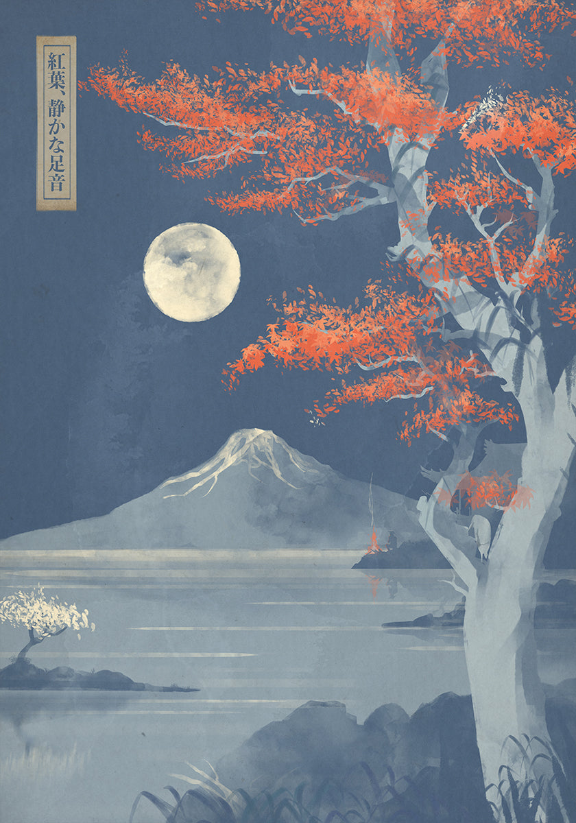 Crimson Leaves, Silent Steps Poster