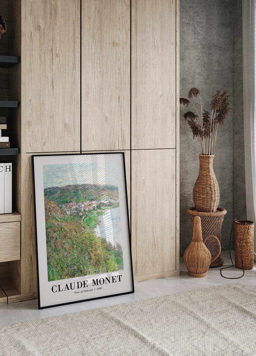 View of Vetheuil 1880 Poster by Claude Monet - Posterbox.no