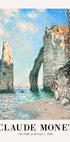 The Cliffs at Etretat 1885 Poster by Claude Monet - Posterbox.no