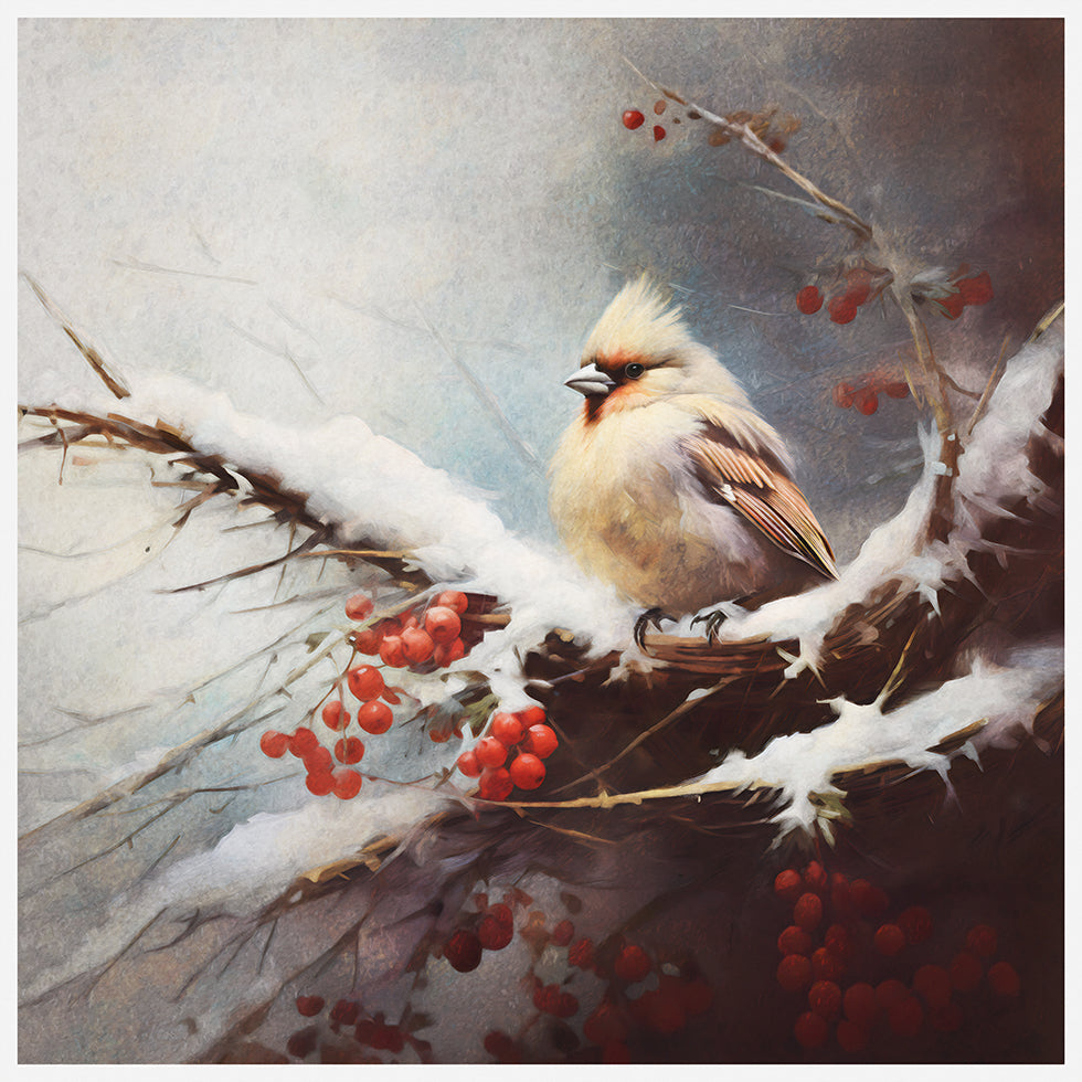 Winter&Feathered Perch Posters