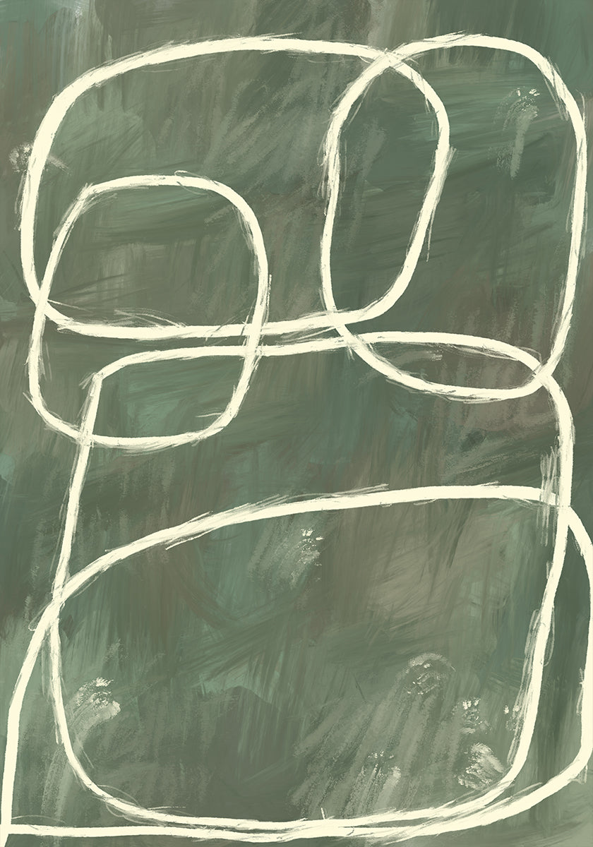 Whimsical Loopscape Poster