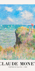 Cliff Walk at Pourville 1882 Poster by Claude Monet - Posterbox.no