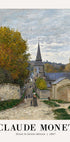 Street in Sainte-Adresse 1867 Poster by Claude Monet - Posterbox.no