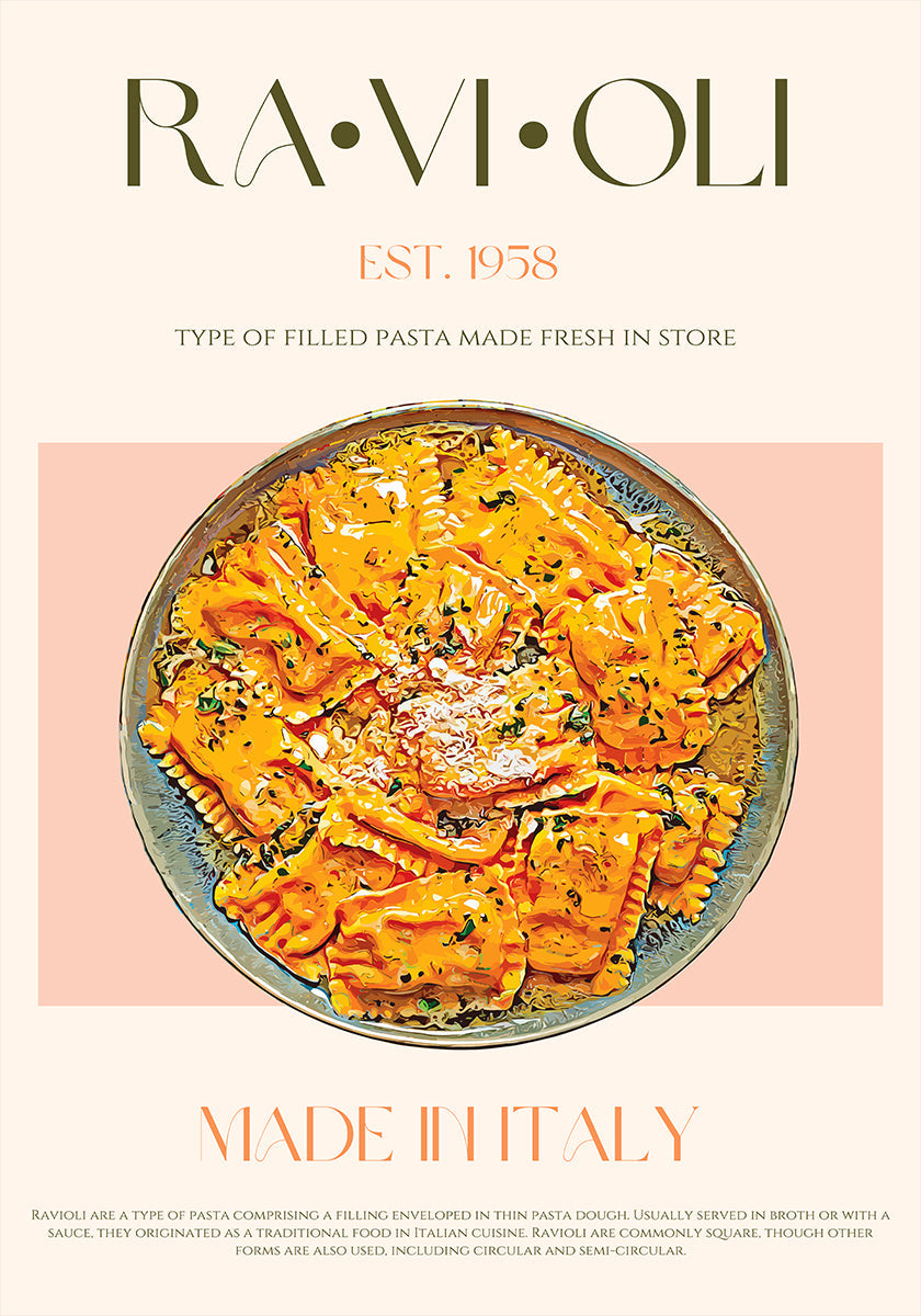 Ravioli Delight Poster