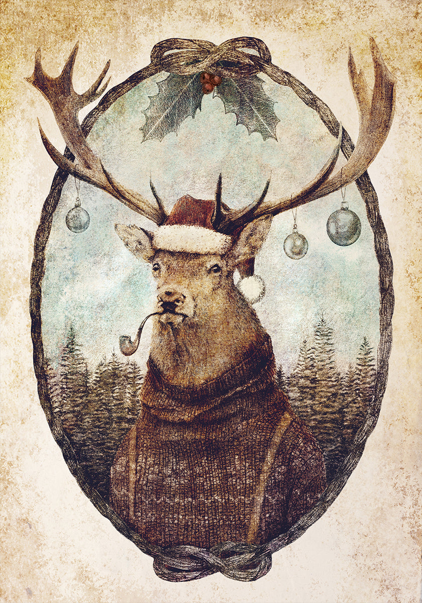 Thinking Wild Christmas Poster