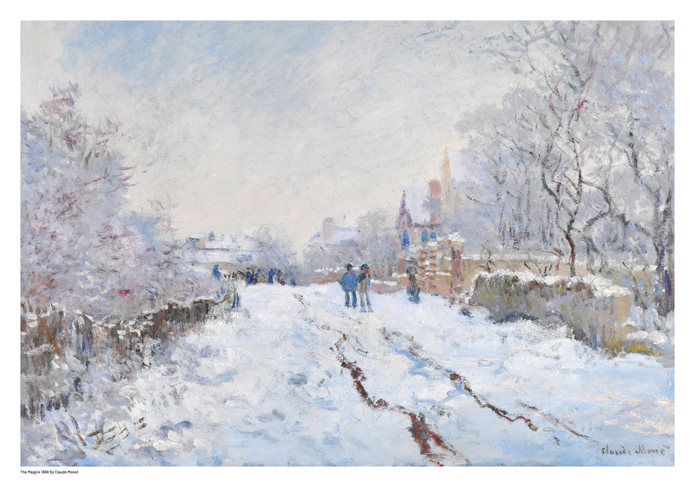 The Magpie 1868 Poster by Claude Monet - Posterbox.no