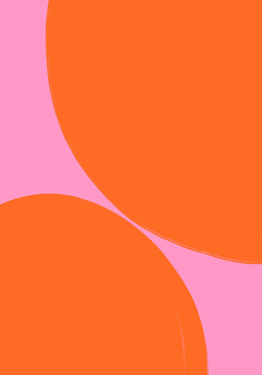 Bold Circles Dance Poster