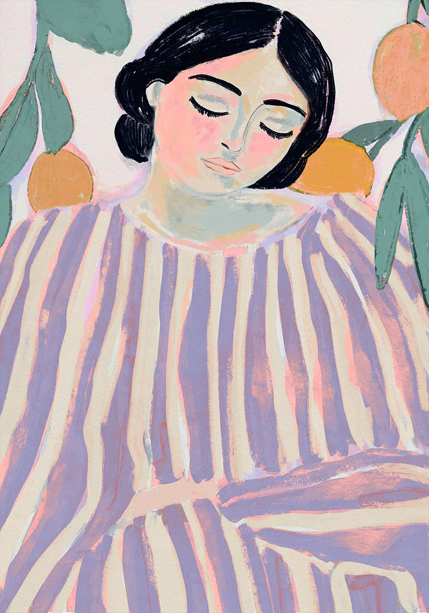 Tranquil Stripes Poster