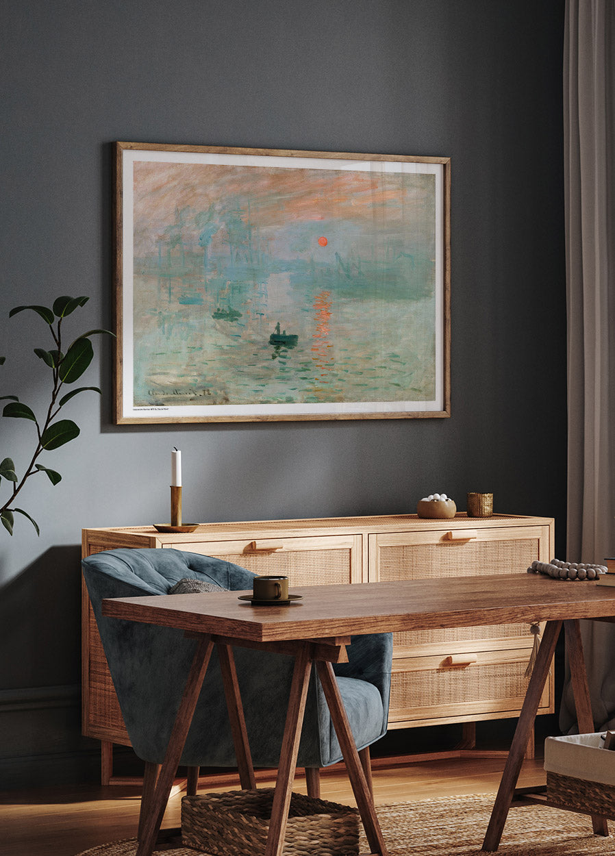 Impression Sunrise 1872 Poster by Claude Monet - Posterbox.no