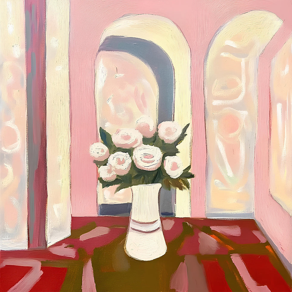 Roses In A Vase Posters