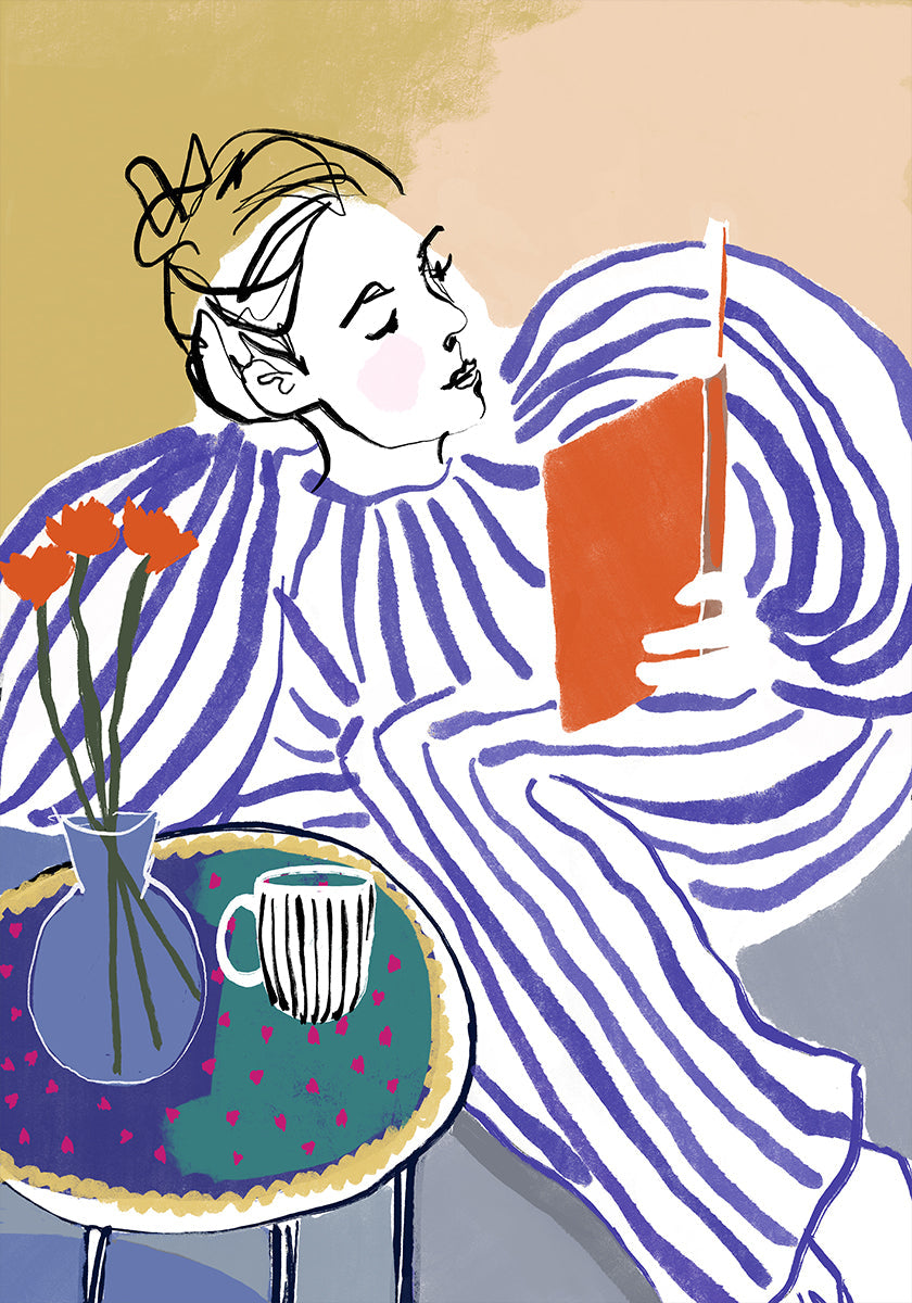 Cozy Reading Corner Poster